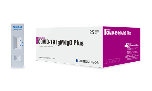 Тест STANDARD Q COVID-19 IgM/IgG Plus для определения антител к коронавирусу 25 шт