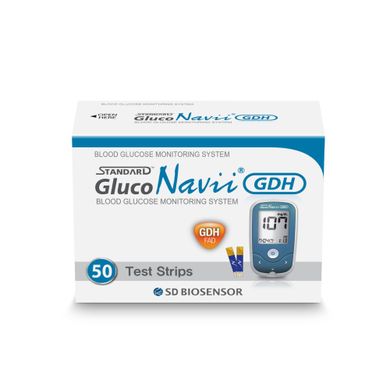 Тест-смужки для визначення глюкози STANDARD GlucoNavii GDH 150 шт